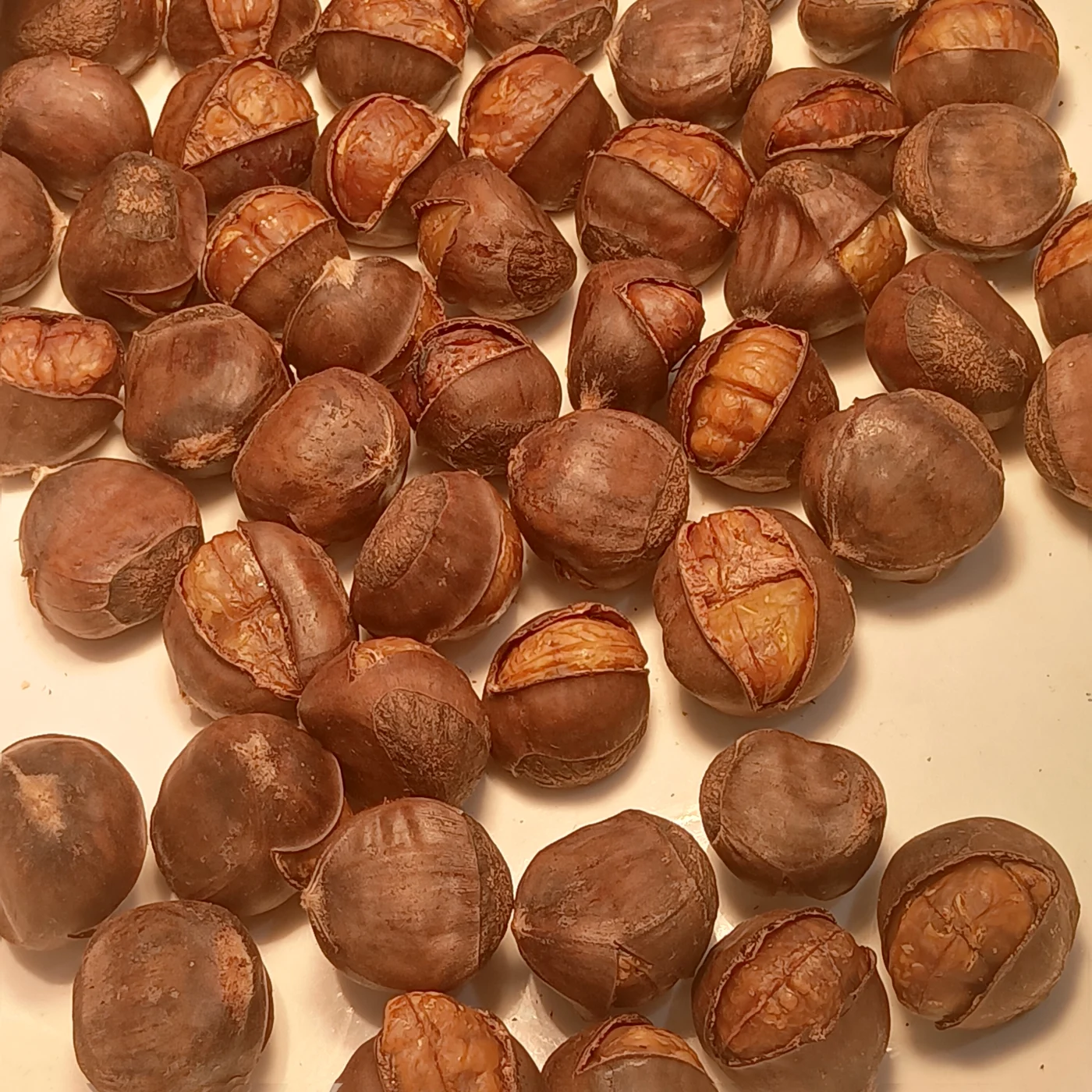 Castagne arrostite · fotografia illustrativa del prodotto